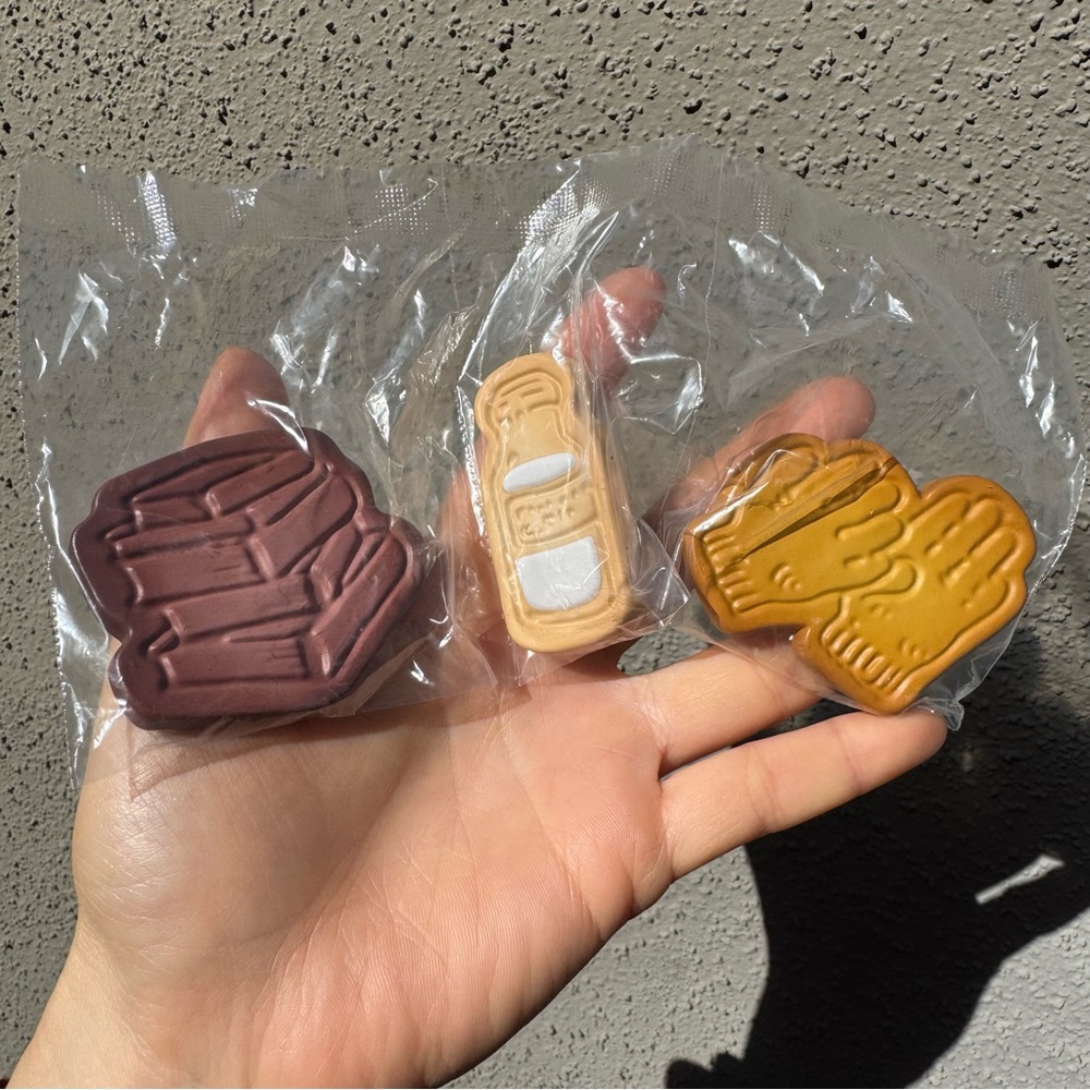 Miniso Harry Potter Gingerbread Magnet Blind Box Hermione Icon Set 1